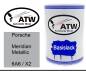 Preview: Porsche, Meridian Metallic, 6A6 / X2: 500ml Lackdose, von ATW Autoteile West.